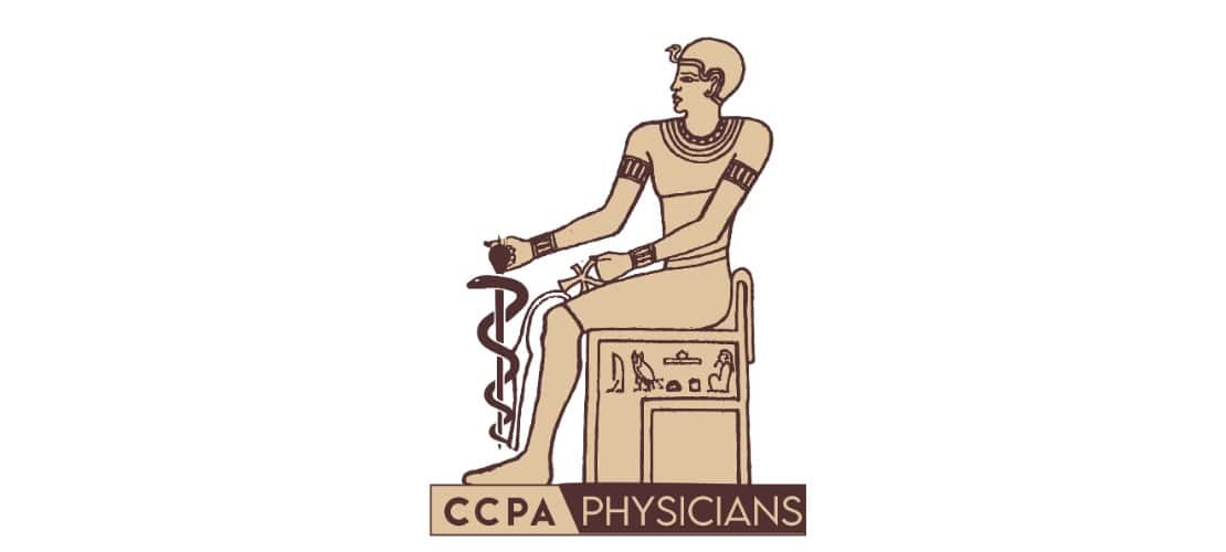 CCPA Physicians Partner Logo Vertical logo for The Chicago School